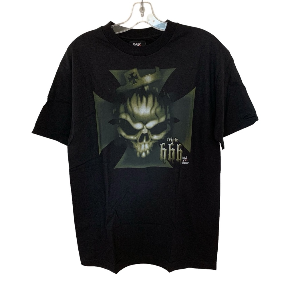Vintage WWE Triple H Wrestling T-Shirt XXL Black King of Kings The Game 2000s